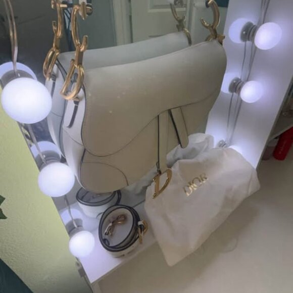 Dior Woman’s Saddle Bag in Grained Calfskin - Picture 4 of 6